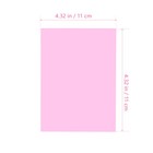  8 Pcs Pvc Sheet Translucent Films Flexible Led Transparent Color