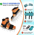 Lawn Aerator Shoes  Aluminum Soleplate Sandals With Stainless Steel Spikes Aerat