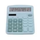 Desk Calculator 12 Digit Office Calculators With Large Screen Display  Dual 