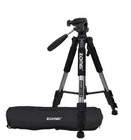 Pro Camera Tripod Zomei Q111 Aluminum Tripod 55  3-way Pan Tilt Head Dslr W bag