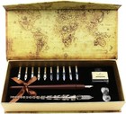 Calligraphy Pen Set - 15-piece Kit - Glass Pen - 11 Nib   1 Ink Set