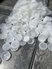 Plastic Water Bottle Screw Caps Clear White Arts Crafts 100-500  Free S h