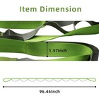 Stretching Strap With12 Loops exercise Band For Yoga And Flexibility green