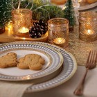 24pcs Gold Glass Votive Candle Holders Wedding Decorations Gold Centerpieces    