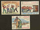 Travelstamps  1971 Qatar Stamps Scott  259-261 - Combat Racism - Short Set Mogh