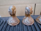 Antique Set Of  4 Cast Iron Clawfoot Bath Tub Feet Claw Foot Matching Set