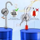55 Gallon Drum Rotary Barrel Pump Hand Crank Diesel Fuel Oil Transfer Pump