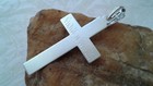 Vintage Sterling Silver Large Bold 2 1 4  7 7g Orthodox Hand-engraved Crucifix