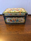 Vintage Metal Colorful Daher Tin Made In England Floral