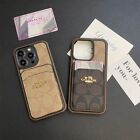 Card Holder Phone Case For Iphone 16 Pro Max 15 14 Plus 13 12 11 Hard Back Cover