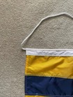 Nice Icos Signal Letter  G Nautical Alphabet Pennant Flag Rope   Toggle Size 3