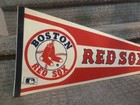 Vintage 1970s Boston Red Sox Pennant Full Size Mlb Baseball Rare