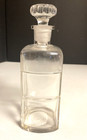 Vintage Apothecary Bottle With Glass Stopper Pat Date 1892