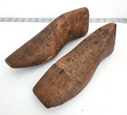 Antique Pair Of Cobbler s Hand Made Wooden Shoe Forms Stretch Mold Photo Props 