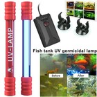 Fish Tank Germicidal Uv Light Sterilizer Aquarium Submersible Clean Lamp 9-13w