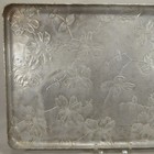 Vintage Wendell August Forge Aluminum Tray Dogwood Flowers Hammered Platter 16 