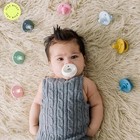 Itzy Ritzy Silicone Pacifiers Set Of 2 For Newborns - Mint   White