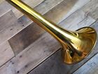 New Yellow Brass Replacement Trumpet Bell 4 7 8  124mm Bell Tall  459  No Engrav