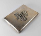 Antique French 950 First Standard Sterling Silver Cover With Chiffre Initials