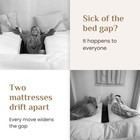Bed Gap Eliminator Mattress Gap Filler Split King Adjustable Beds