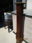 Newel Post  Stained Dark  We Ship        55 Tall