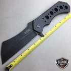 12  Giant Tactical Assisted Open Pocket Knife Cleaver Folding Blade Stonewash