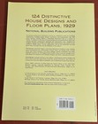 124 Distinctive House Designs Floor Plans 1929 National Building Pubs Pb 2002
