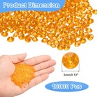 10000pcs Table Scatter Confetti Crystals Acrylic Diamonds Rhinestones gold  3mm 
