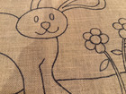 Whimsical Design Rug Hooking Pattern  hippity Hop  New 20x24