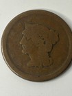 1853 Us Large Cent Love Token Royal Arch Mason Cincinnati Chapter No  2