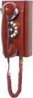 Elegant Vintage-inspired Wall Phone With Push Button Dial   Emergency Backup