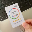 3 Your Logo Printed Nfc Google Review Cards With Qr Code  Help Boosting Reviews