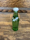 Vintage Miniature Glass Soda Pop Bottles metal Cap 3 Inches  Fanta  Sprite C1970