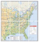 New Best Rand Mcnally Easy To Fold United States Laminated Map Free Shipping