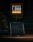 Spypoint Solar Panel For Trail Camera With Internal Battery For Outdoor Trail