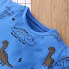 Toddler Kids Baby Boys Dinosaur Print Tops Patchwork Shorts Outfit Set Clothes