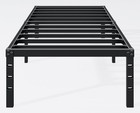 18 Inch Twin Metal Bed Frame     Heavy Duty Platform With Under Bed Storage  N Bo