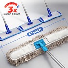 36    Commercial Dust Mop For Floor Cleaning  Industrial Dry Mop With Heavy 