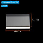 Acrylic Stamp Block  2 Pack Clear Stamping Block Mount Blocks Set Rectangle