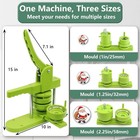 Mk bear Button Maker Machine Multiple Sizes 1 1 25 2 25in Button Pin Maker Kit