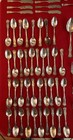 Vintage Rogers   Son Aa Silverplate Silverware  Lot Of 78  Oxford Pattern 