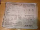 Mccall s Cut Pattern  7000 Vintage Misses And Junior Dress And Coat Size 12