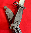 Unissued Akm Type Ii M74 Knife Bayo Wire Cutter Scabbard Matching Serial Numbers