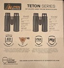 Teton 8x42mm Edhd Roof Prism Binocular Model 81  Color  Dark Green  Prism System