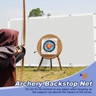 Archery Backstop Archery Arrow Netting Backstop Target Block Net Heavy Duty R