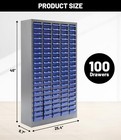 Bolt And Nut Tool Storage Cabinet 100 Drawers Parts Cabinets Material Drawer