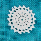 10 Crochet White Floral Doilies Scalloped Edge 2 5 Inch 6 Mini Doily Lot