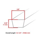 5 8  X 160  Deck Belt For John Deere Tractor 190c D170 G110 La150 La175 S180