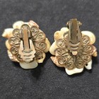 Vintage Clip-on Seashell Earrings