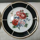 Ralph Lauren -2 Salad Plates 8 5  - Lattice Floral Ii   Isadora - Excellent 